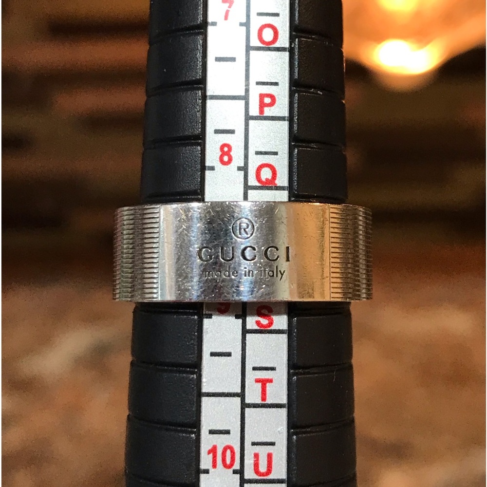 GUCCI Silver Ag925 Ring- Size US 8.75❤️ - Picture 8 of 17